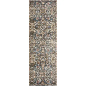 Saban Blue / Sand Rug (2' 7" X 12' 0")