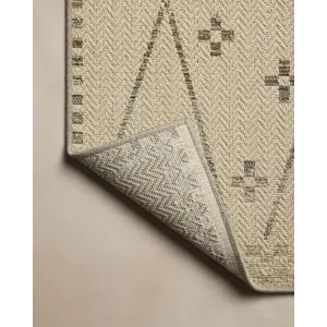 Loloi Saylor Ivory / Pebble 6\'-3\" x 9\'-2\" Indoor/Outdoor Rug