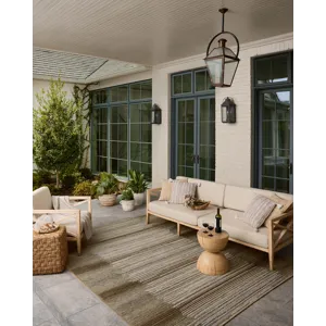 Loloi Saylor Earth / Natural 6\'-3\" x 9\'-2\" Indoor/Outdoor Rug