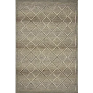 Loloi Saylor Stone / Ivory Indoor/Outdoor Rug - Stone / Ivory