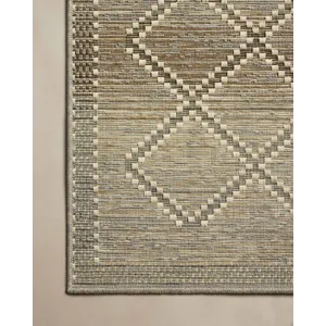 Loloi Saylor Stone / Ivory 7\'-6\" x 10\' Indoor/Outdoor Rug
