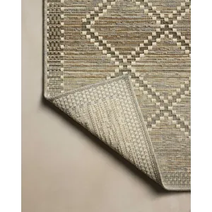 Loloi Saylor Stone / Ivory 7\'-6\" x 10\' Indoor/Outdoor Rug