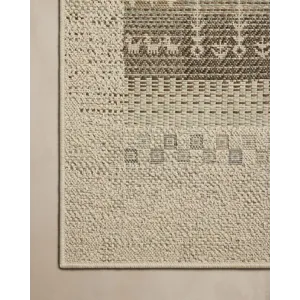 Loloi Saylor Ivory / Earth 7\'-6\" x 10\' Indoor/Outdoor Rug