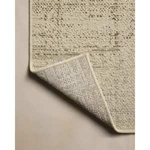 Loloi Saylor Ivory / Fog 2\'-3\" x 3\'-9\" Indoor/Outdoor Rug