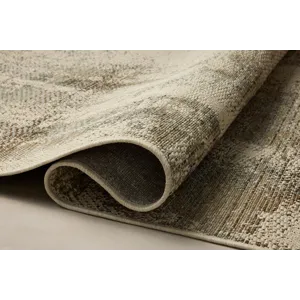 Loloi Saylor Smoke / Ivory 3\'-9\" x 5\'-9\" Indoor/Outdoor Rug