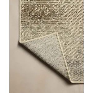 Loloi Saylor Smoke / Ivory 3\'-9\" x 5\'-9\" Indoor/Outdoor Rug