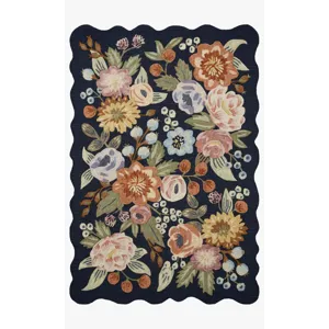 Loloi X Rifle Paper Co. Silhouette 2\'-3\" X 3\'-9\" Rug