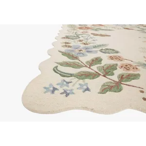 Loloi X Rifle Paper Co. Silhouette 5\'-0\" X 5\'-0\" Round Rug