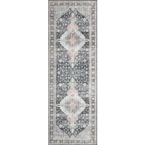 Skye Charcoal / Multi Rug (2' 0" X 5' 0")