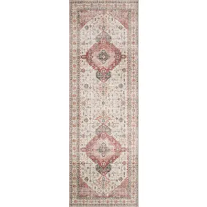 Skye Ivory / Berry Rug (2' 0" X 5' 0")