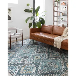Skye Denim / Natural Rug (7' 6" X 9' 6")