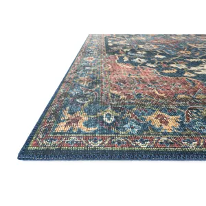 Skye Denim / Brick Rug (2' 0" X 5' 0")