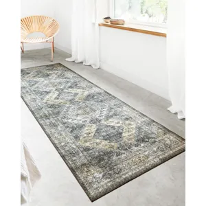 Skye Graphite / Silver Rug (2' 0" X 5' 0")