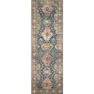 Skye Sea / Rust Rug (2' 0" X 5' 0")