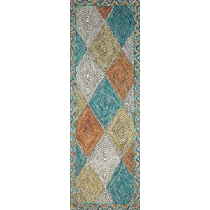 Spectrum Sunset / Ocean Rug (5' 0" X 7' 6")
