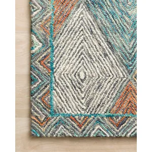 Spectrum Sunset / Ocean Rug (5' 0" X 7' 6")
