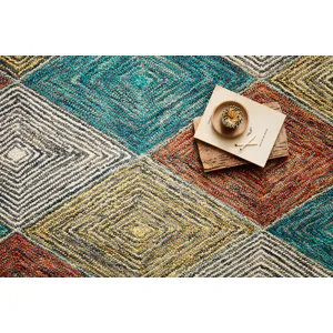 Spectrum Sunset / Ocean Rug (5' 0" X 7' 6")