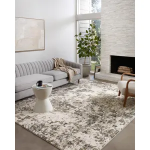 Spirit Pewter / Olive Rug (3' 9" X 5' 9")