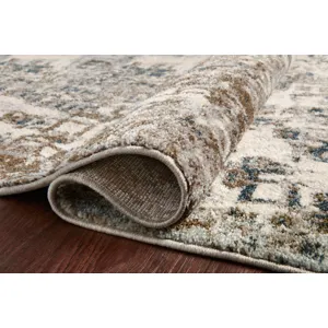 Spirit Pewter / Olive Rug (3' 9" X 5' 9")