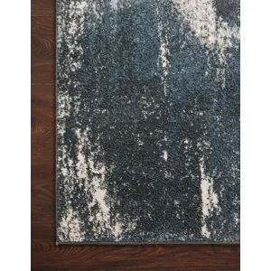 Spirit Indigo / Ivory Rug (2' 7" X 4')