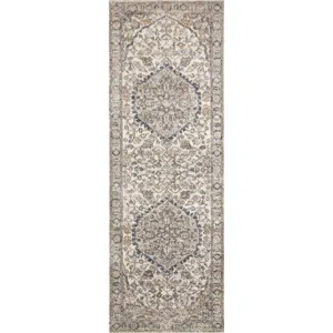 Teagan Natural / Lt. Grey Rug (2' 8" X 7' 6")