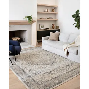 Teagan Natural / Lt. Grey Rug (2' 8" X 7' 6")