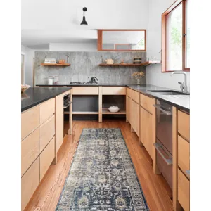 Teagan Denim / Pebble Rug (3' 4" X 5' 7")