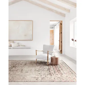 Theia Taupe / Brick Rug (3' 7" X 5' 2")