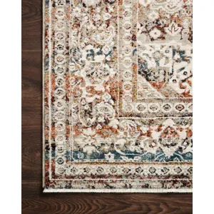Theia Taupe / Brick Rug (3' 7" X 5' 2")