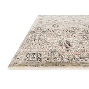 Theia Granite / Ivory Rug (3' 7" X 5' 2")