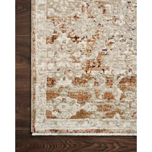 Theia Natural / Rust Rug (2' 10" X 8')