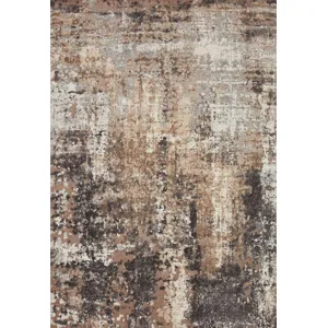 Theory Taupe / Grey Rug (2' 7" X 10' 10")