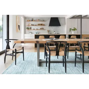 Urbana Aqua Rug (9' 6" X 13' 6")