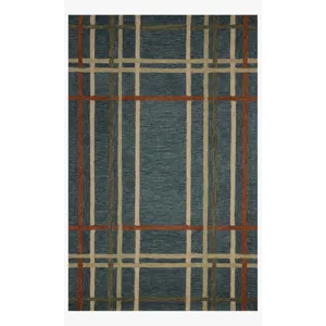 Magnolia Home By Joanna Gaines X Loloi Waylon Rug - Denim/Multi