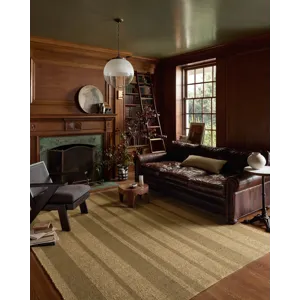 Leanne Ford x Loloi Weatherstaff Natural / Olive 9\'-3\" x 13\' Rug