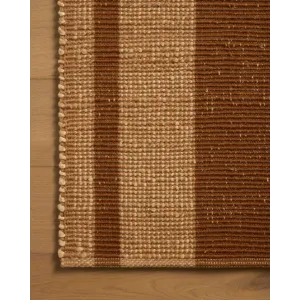 Leanne Ford x Loloi Weatherstaff Cinnamon / Natural 9\'-3\" x 13\' Rug