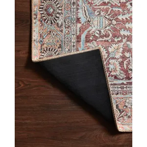 Wynter Tomato / Teal Rug (2' 6" X 9' 6")