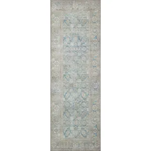 Wynter Ocean / Silver Rug (2' 6" X 12' 0")
