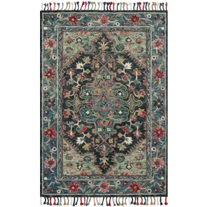 Zharah Navy / Blue Rug (2' 6" X 7' 6")