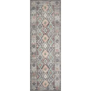 Zion Grey / Multi Rug (2' 3" X 3' 9")