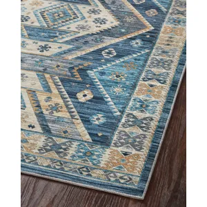 Zion Ocean / Gold Rug (5' 0" X 7' 6")