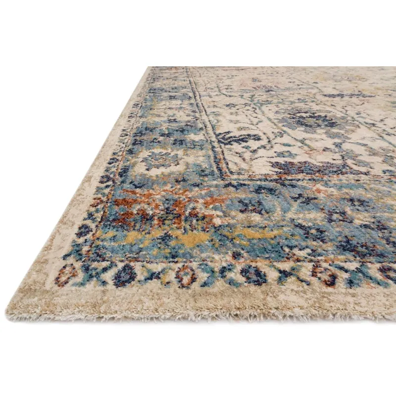 AF-07 SAND / LT. BLUE (3'7" X 5'7")