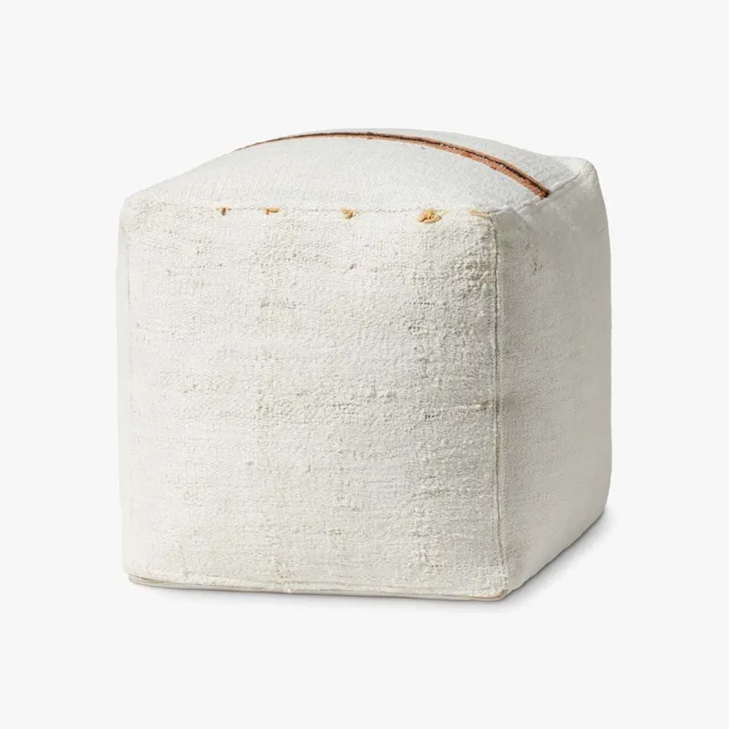 Loloi X One-Of-A-Kinds 18\"w X 18\"d X 18\"h Pouf Pouf