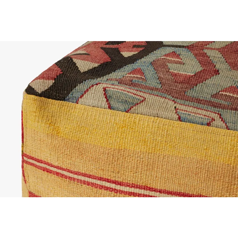 Loloi X One-Of-A-Kinds 18\"w X 18\"d X 18\"h Pouf Pouf