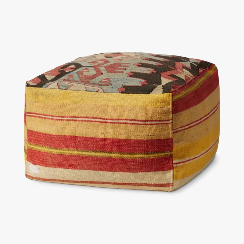 Loloi X One-Of-A-Kinds 18\"w X 18\"d X 18\"h Pouf Pouf