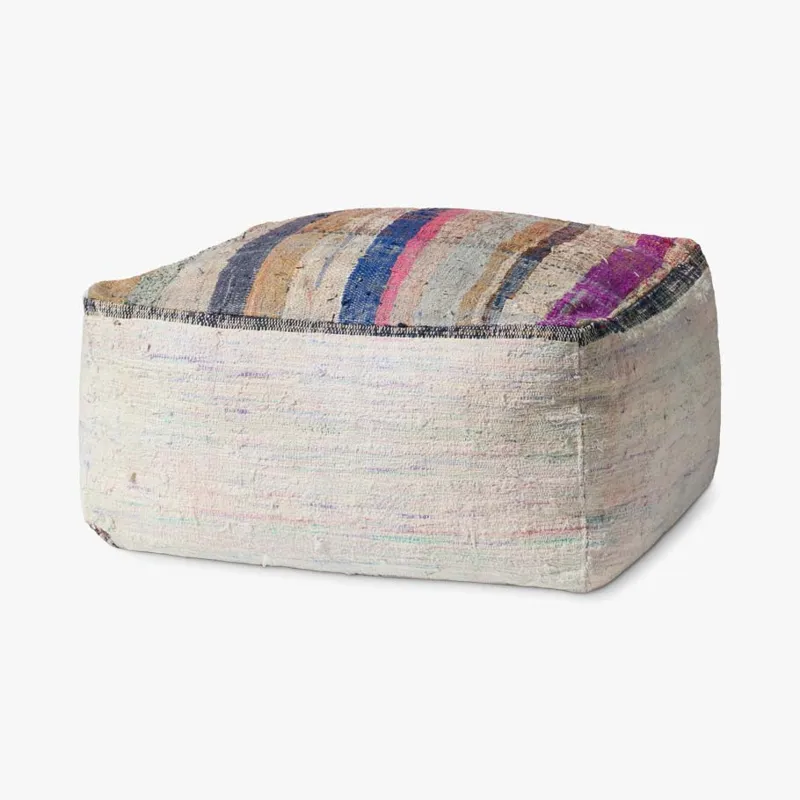 Loloi X One-Of-A-Kinds | 18\"w X 18\"d X 20\"h Pouf Pouf Pf01 | 18\"w X 18\"d X 20\"h Pouf