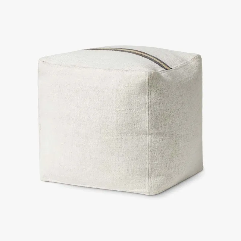 Loloi X One-Of-A-Kinds 18\"w X 18\"d X 20\"h Pouf Pouf