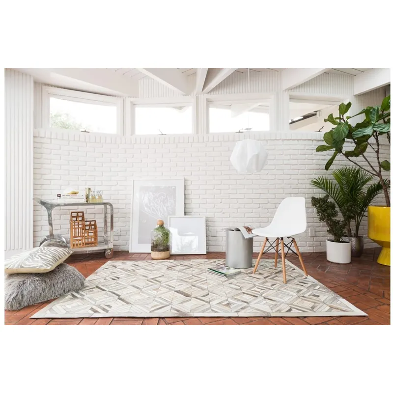 PO-01 IVORY / GREY (5'0" x 7'6")