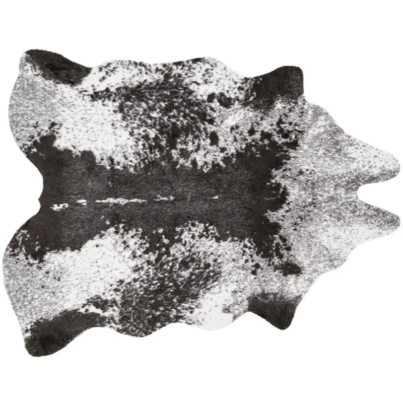GC-03 IVORY / CHARCOAL (5' X 6'6")