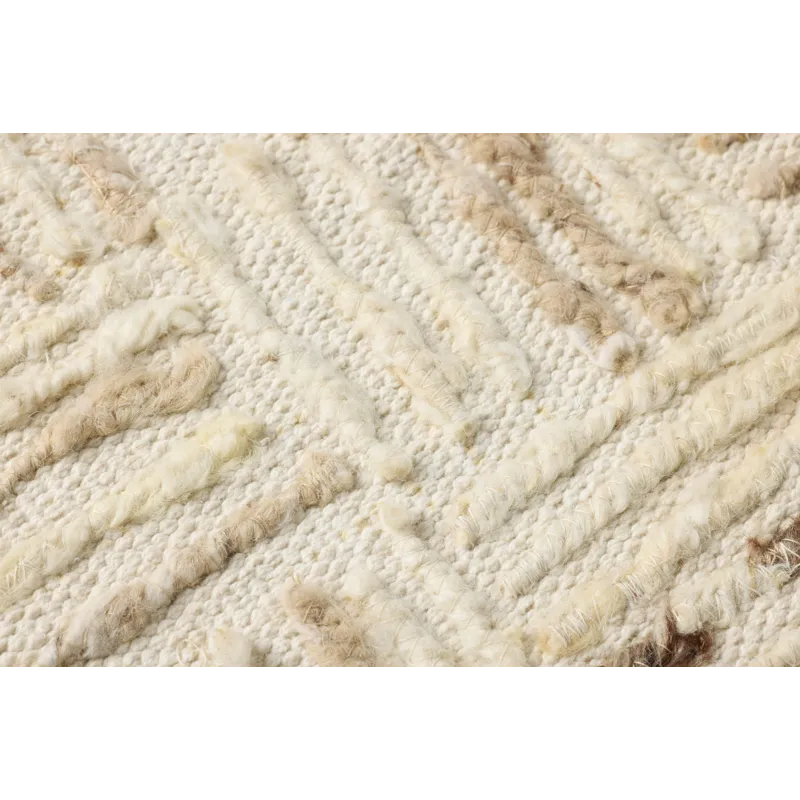 Amber Lewis x Loloi Big Sur Ivory / White 3\'-4\" x 5\'-0\" Wall Art